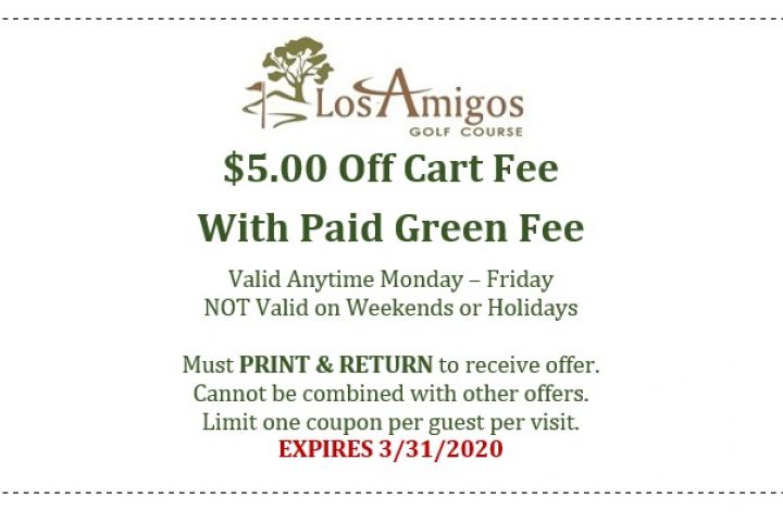 Los Amigos Golf Course  Downey, CA - Gift Cards